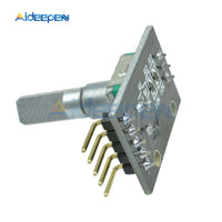 5Pcs Rotary Encoder Module 360 Degrees Brick Sensor Development Board KY 040 With Pins