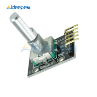 5Pcs Rotary Encoder Module 360 Degrees Brick Sensor Development Board KY 040 With Pins