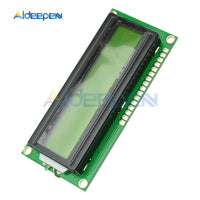 5V 1601 16X1 Character Digital LCD Display Module LCM STN SPLC780D KS0066 16 Single Row Interface Board Blue/Yellow/White