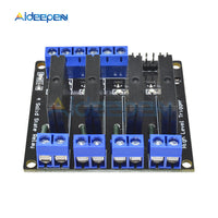 5V 4 CH OMRON SSR G3MB 202P Solid Relay Module with Resistive Fuse For Arduino High Level Trigger Effective on AliExpress