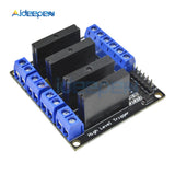 5V 4 CH OMRON SSR G3MB 202P Solid Relay Module with Resistive Fuse For Arduino High Level Trigger Effective on AliExpress