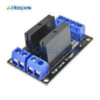 5V DC 2 Channel Solid State Relay Board Module High Level for Arduino Board