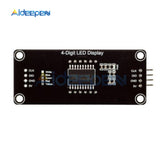 5pcs TM1637 Clock Double Dots Module 4 Digit LED 0.56" 0.56 Inch 7 Segments Display Tube 5 Colors LED Display Module For Arduino