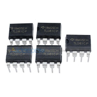 5Pcs Tl081 Tl081Cp Ti Ic Jfet Input Operational Amplifiers Dip-8 Chip