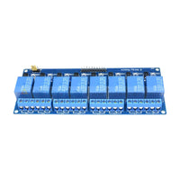 5V 8-Channel Relay Module With Optocoupler For Pic Avr Dsp Arm Function