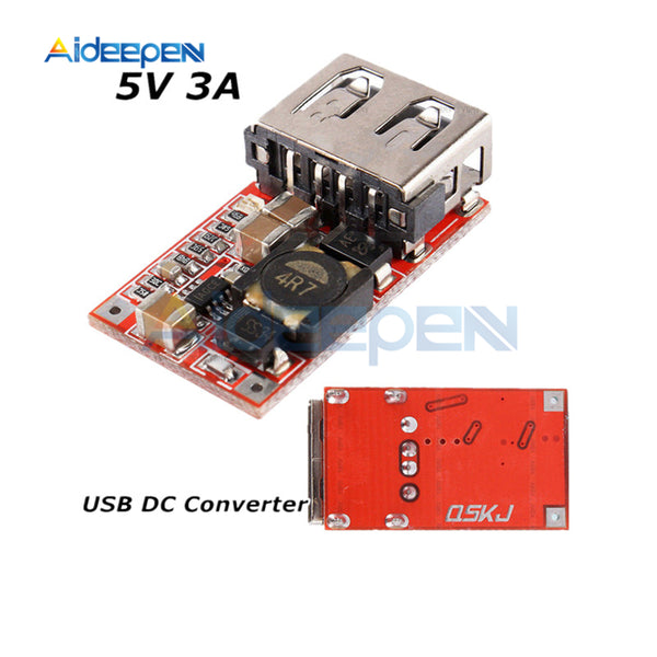 6 24V 12V/24V to 5V 3A CAR USB Charger Module DC DC Buck Step Down Converter Power Supply Module