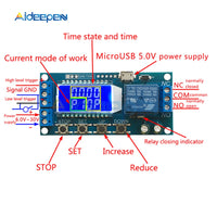 5 30V LED Digital Display Delay Relay Trigger Time Circuit Timer Control Cycle Adjustable Switch Relay Module Time delayed Relay