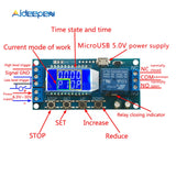 5 30V LED Digital Display Delay Relay Trigger Time Circuit Timer Control Cycle Adjustable Switch Relay Module Time delayed Relay