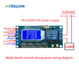 5 30V LED Digital Display Delay Relay Trigger Time Circuit Timer Control Cycle Adjustable Switch Relay Module Time delayed Relay