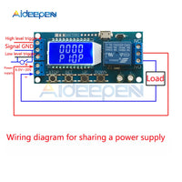 5 30V LED Digital Display Delay Relay Trigger Time Circuit Timer Control Cycle Adjustable Switch Relay Module Time delayed Relay