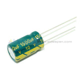 6.3V-450V High Frequency Low Impedance Aluminum Electrolytic Capacitor 10V 1500Uf 10Pcs