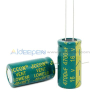 6.3V-450V High Frequency Low Impedance Aluminum Electrolytic Capacitor 16V 4700Uf 10Pcs