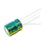 6.3V-450V High Frequency Low Impedance Aluminum Electrolytic Capacitor 35V 470Uf 10Pcs