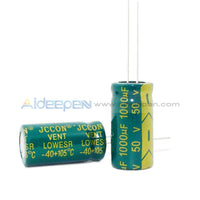 6.3V-450V High Frequency Low Impedance Aluminum Electrolytic Capacitor 50V 1000Uf 10Pcs