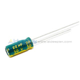 6.3V-450V High Frequency Low Impedance Aluminum Electrolytic Capacitor 50V 22Uf 10Pcs