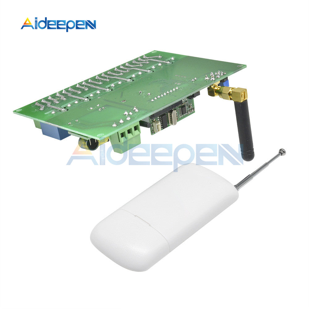6 Channel Relay Module with Remote Control 110 240V RF Receiver 433MHz ...
