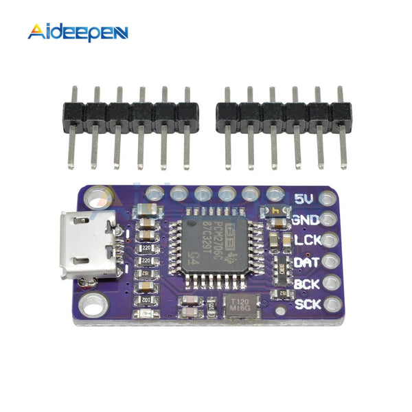 6Pin GY PCM2706 PCM2706 USB TO I2S IIS Module Audio Power Amplifier Board