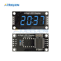 7 Segments Digital Display TM1637 0.36" 0.36 Inch Tube 4 Digit LED Clock Module Board For Arduino Red Green Blue Yellow White