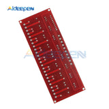 8 Channel DC 12V Multi function Infrared Remote Control Relay Module With Dual Trigger Two way Driver IC Module Bidirectional
