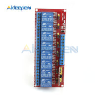 8 Channel DC 12V Multi function Infrared Remote Control Relay Module With Dual Trigger Two way Driver IC Module Bidirectional