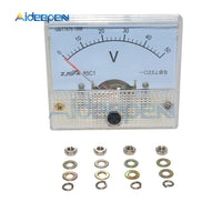 85C1 DC 50V Analog Panel Volt Voltage Meter Voltmeter