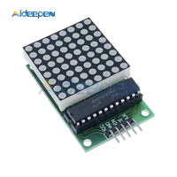 8x8 MAX7219 Dot Led Matrix Module MCU LED Display Control Module For Arduino 5V 8*8 Module Output Input Common Cathode