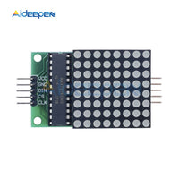 8x8 MAX7219 Dot Led Matrix Module MCU LED Display Control Module For Arduino 5V 8*8 Module Output Input Common Cathode