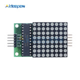 8x8 MAX7219 Dot Led Matrix Module MCU LED Display Control Module For Arduino 5V 8*8 Module Output Input Common Cathode