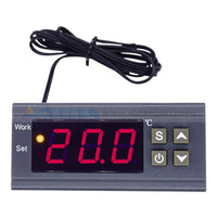 90~250V 10A Digital Temperature Controller Sensor Thermostat -50~110 W/sensor