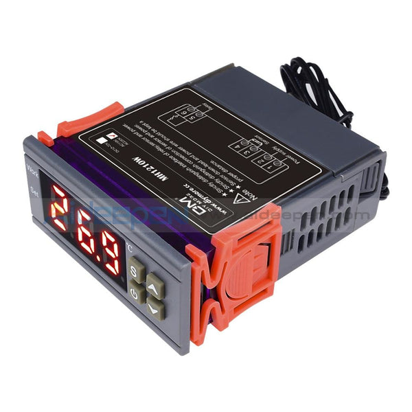 90~250V 10A Digital Temperature Controller Sensor Thermostat -50~110 W/sensor