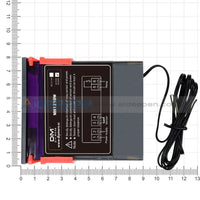 90~250V 10A Digital Temperature Controller Sensor Thermostat -50~110 W/sensor