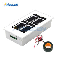 AC 110V 220V Digital Voltmeter Ammeter LED Panel Amp Volt Meter Dector Tester 220V 100A Voltage Current Watt Energy Meter