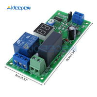 AC 220V Digital Display Timer Delay Relay Board Module Timing Relay Switch 0 99 Seconds / Min