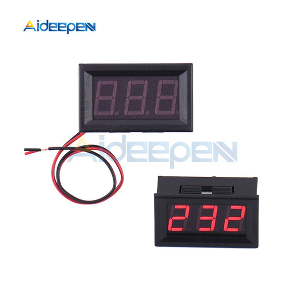 AC 70 500V 0.56" 0.56 Inch LED Digital Voltmeter Voltage Meter Volt Electrical Instrument Tool 2 Wires Red Display