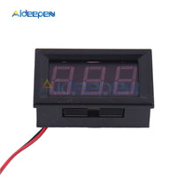 AC 70 500V 0.56" 0.56 Inch LED Digital Voltmeter Voltage Meter Volt Instrument Tool 2 Wires Red Green Blue Display