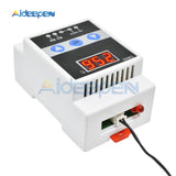 AC90 250V Guide Rail Temperature Controller Tester LED Digital Thermostat Thermoregulator Cool Heat Temperature Sensor 110V 220V on AliExpress
