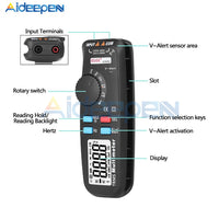 ADM92 Handheld Backlight Display Pen Type Digital Multimeter Auto Range 6000 Counts DC/AC Voltage Meter Resistance Diode Tester on AliExpress