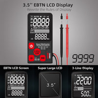 ADMS9CL Ultra Portable Digital Multimeter 3.5” LCD Screen 3 line AC DC NCV Voltage Resistance Frequency Capacitance Ohm Hz Test on AliExpress
