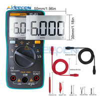 AN8002 Digital Multimeter 6000 Counts Auto Ranging AC/DC Ammeter Voltmeter Ohm Transistor Tester Multi Meter With Backlight on AliExpress