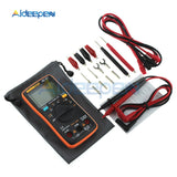 AN8008 Auto Range Digital Multimeter 9999 counts With Backlight AC/DC Ammeter Voltmeter Ohm Transistor Tester Multi Meter Black on AliExpress