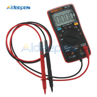 AN8008 Auto Range Digital Multimeter 9999 counts With Backlight AC/DC Ammeter Voltmeter Ohm Transistor Tester Multi Meter Black on AliExpress