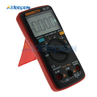 AN8008 Auto Range Digital Multimeter 9999 counts With Backlight AC/DC Ammeter Voltmeter Ohm Transistor Tester Multi Meter Black on AliExpress