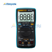 AN8009 Auto Range Digital Multimeter 9999 counts With Backlight AC/DC Ammeter Voltmeter Ohm Transistor Tester Multi Meter on AliExpress