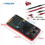 AN8009 Auto Range Digital Multimeter 9999 counts With Backlight AC/DC Ammeter Voltmeter Ohm Transistor Tester Multi Meter on AliExpress