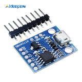 ATtiny ATtiny85 Digispark Kickstarter Blue Micro USB Development Board Module IIC I2C TWI SPI Low Power Microcontroller
