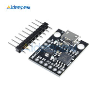 ATtiny ATtiny85 Digispark Kickstarter Micro USB Development Board Module IIC I2C TWI SPI Low Power Microcontroller Black