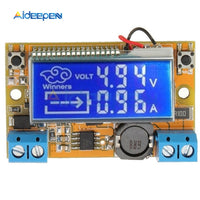 Adjustable LCD Step down Voltage Regulator Dual Display DC DC 5 23V To 0 16.5V 3A Max Step Down Power Supply Buck Converter