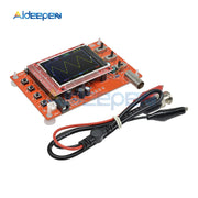 Assembled Digital Oscilloscope 2.4" TFT Display Probe Alligator Test Clip for Arduino + Acrylic Case + DSO150 P6100 Probe