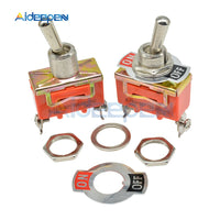 Auto Toggle Switch AC 250V 15A ON OFF ON OFF ON 2 Pin 3 Pin 4 Pin 6 Pin E TEN1021 E TEN1122/1121/1221/1321/1322 Waterproof Cap
