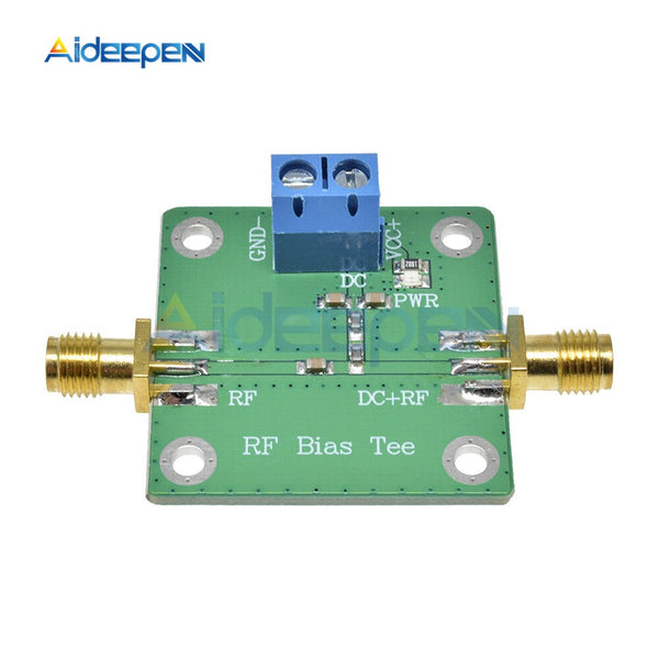 Bias Tee Broadband 10 6000MHz 6GHz RF Microwave DC bias DC Blocker for HAM Radio Amplifier Board RTL SDR LNA Low Noise